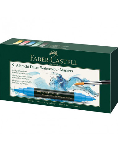 FC160305,Set 5 markere solubile a.durer faber-castell
