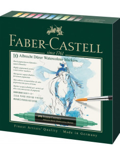 FC160310,Set 10 markere solubile a.durer faber-castell
