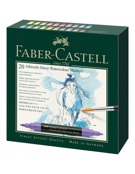 FC160320,Set 20 markere solubile a.durer faber-castell