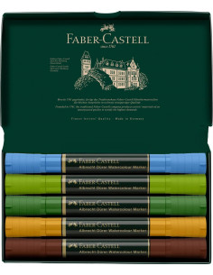 FC160309,Set 5 markere solubile peisaj a.durer faber-castell 2