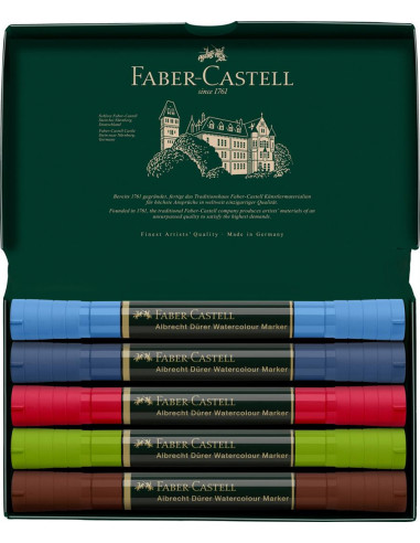 FC160308,SET 5 MARKERE SOLUBILE SKETCHING A.DURER FABER-CASTELL