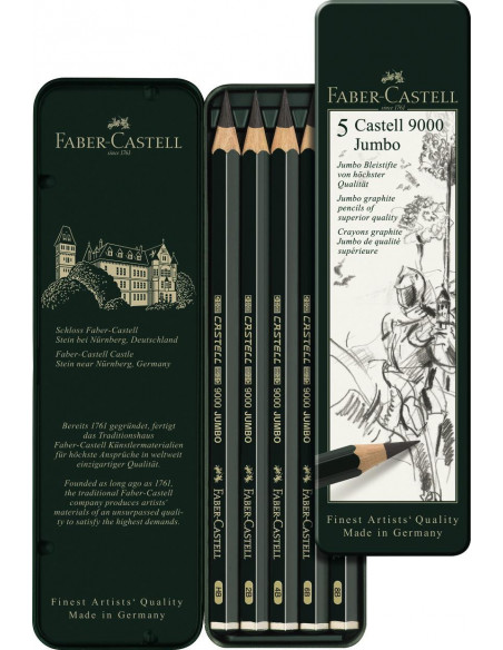 FC119305,SET 5 BUC CREION GRAFIT CASTELL JUMBO FABER-CASTELL