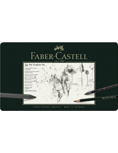 FC112974,Set pitt monochrome grafit 26 buc faber-castell 2