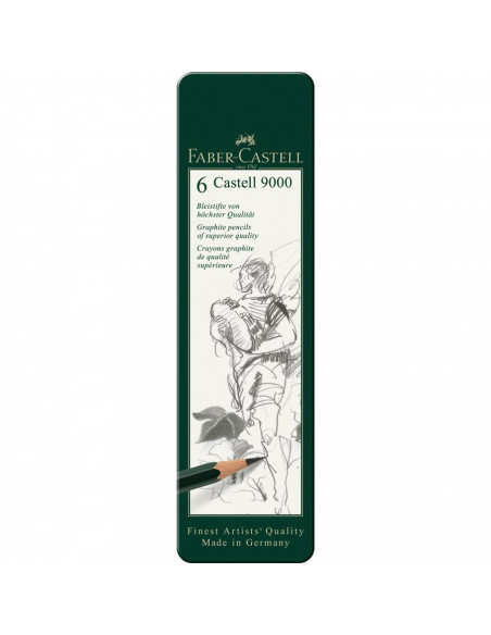 FC119063,SET 6 BUC CREION GRAFIT CASTELL 9000 FABER-CASTELL