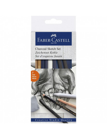 FC114002,Set desen carbune faber-castell