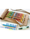 FC116918,Rollup 18 creioane colorate A.DURER MAGNUS+ accesorii FABER-CASTELL