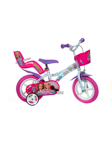 Bicicleta copii 12" - Barbie la plimbare,612GL-BAF