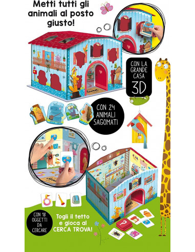 Joc Montessori - Casuta animalelor fantastice,EX76819