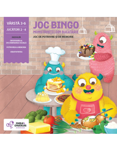 Joc bingo - Monstruletii din bucatarie,CCPPL018