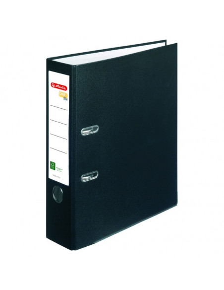 9476750,Biblioraft Herlitz One File A4 8 Cm Fsc Negru