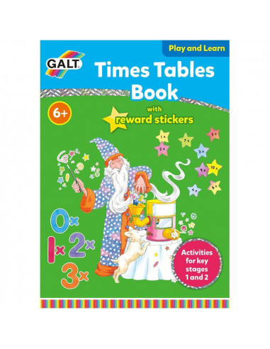 Carte cu activitati si abtibilduri - Tabla inmultirii,L3141F