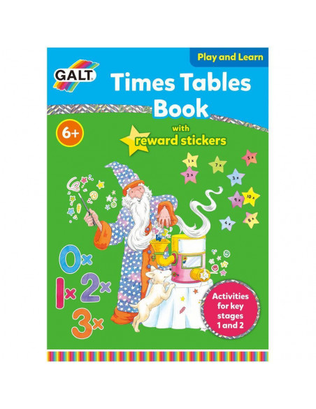 Carte cu activitati si abtibilduri - Tabla inmultirii,L3141F