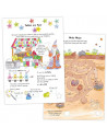 Carte cu activitati si abtibilduri - Tabla inmultirii,L3141F