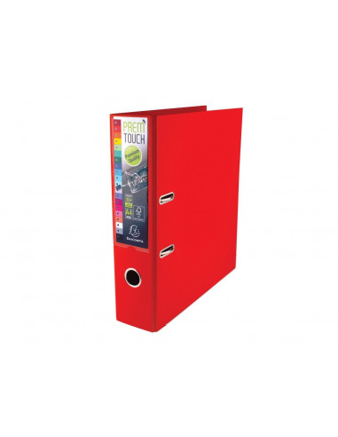 Biblioraft A4 Exacompta PVC, 8 cm, Rosu,BIB004