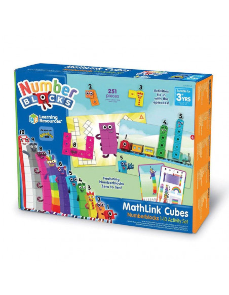 MathLink®Cubes Numberblocks Set de activitati de la 1 -