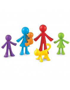 Set pentru sortat si numarat - Familia mea (72 piese),LER3372 2