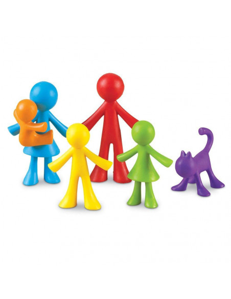 Set pentru sortat si numarat - Familia mea (72 piese),LER3372