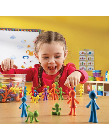 Set pentru sortat si numarat - Familia mea (72 piese),LER3372