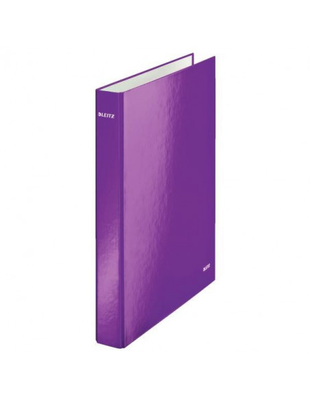 CAIET MECANIC A4 2 INELE 25MM/40MM ALB METALIZAT WOW