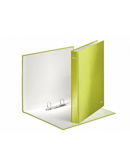 CAIET MECANIC A4 2 INELE 25MM/40MM ALB METALIZAT WOW