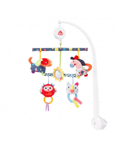 Carusel muzical mobil cu activitati - Prietenii culorilor,055214