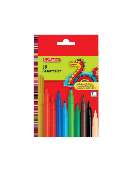 8649139,Carioci Herlitz Green Line, Set 10, 2 mm 8649139,Carioci Herlitz Green Line, Set 10, 2 mm