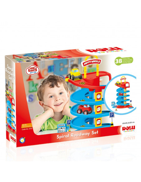 Joc de constructie - Circuit masinute (38 piese),D5153