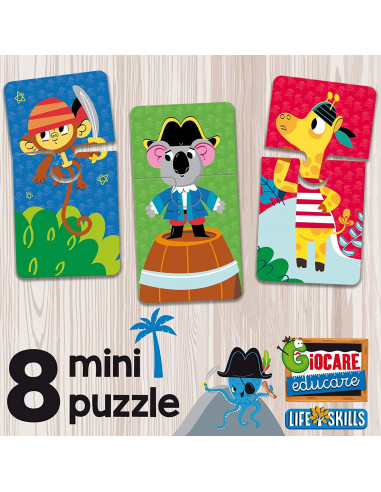 Joc Montessori - Corabia piratilor 3D,EX72743