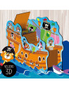 Joc Montessori - Corabia piratilor 3D,EX72743