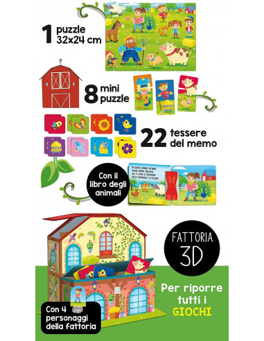 Joc Montessori - Ferma 3D,EX72736