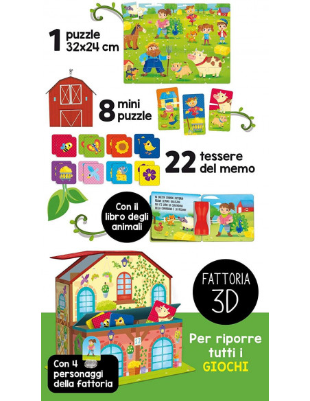 Joc Montessori - Ferma 3D,EX72736