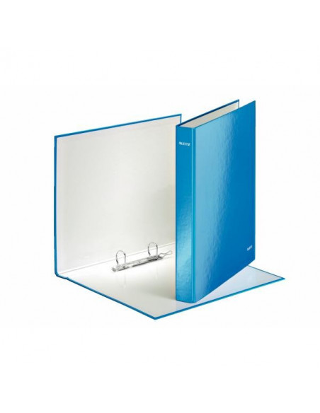 CAIET MECANIC A4 2 INELE 25MM/40MM ALBASTRU METALIZAT WOW CAIET MECANIC A4 2 INELE 25MM/40MM ALBASTRU METALIZAT WOW