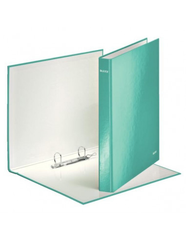CAIET MECANIC A4 2 INELE 25MM/40MM ALBASTRU METALIZAT WOW CAIET MECANIC A4 2 INELE 25MM/40MM ALBASTRU METALIZAT WOW