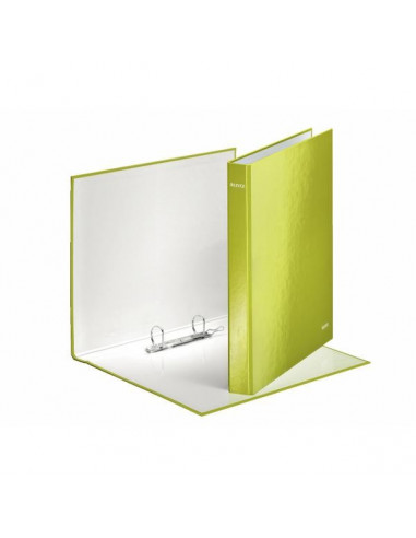 CAIET MECANIC A4 2 INELE 25MM/40MM ALBASTRU METALIZAT WOW CAIET MECANIC A4 2 INELE 25MM/40MM ALBASTRU METALIZAT WOW