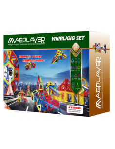 Joc de constructie magnetic - 112 piese,MPB-112 2