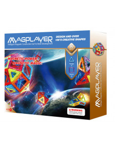 Joc de constructie magnetic - 30 piese,MPB-30 2