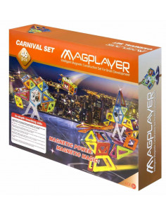 Joc de constructie magnetic - 46 piese,MPB-46 2