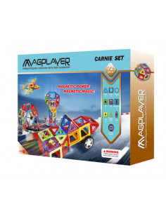 Joc de constructie magnetic - 72 piese,MPB-72 2