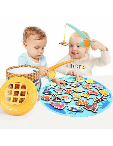 Joc magnetic de pescuit - 30 piese,120360