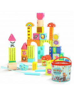 Set de constructie - Animalute din padure,120375