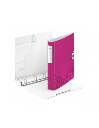 CAIET MECANIC A4 4 INELE 30MM/52MM ROZ METALIZAT SOFTCLICK