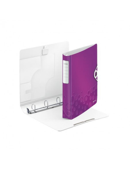 CAIET MECANIC A4 4 INELE 30MM/52MM ROZ METALIZAT SOFTCLICK