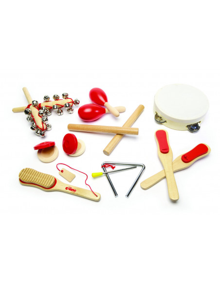 Set instrumente muzicale din lemn,T0058