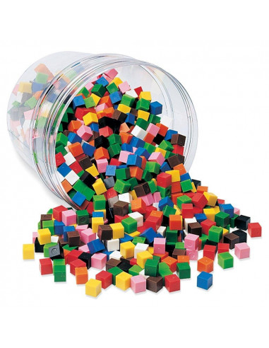 Cuburi multicolore (1cm),LER2089