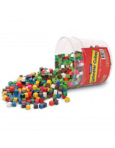 Cuburi multicolore (1cm),LER2089 2
