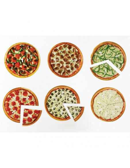Pizza fractiilor cu magneti,LER5062