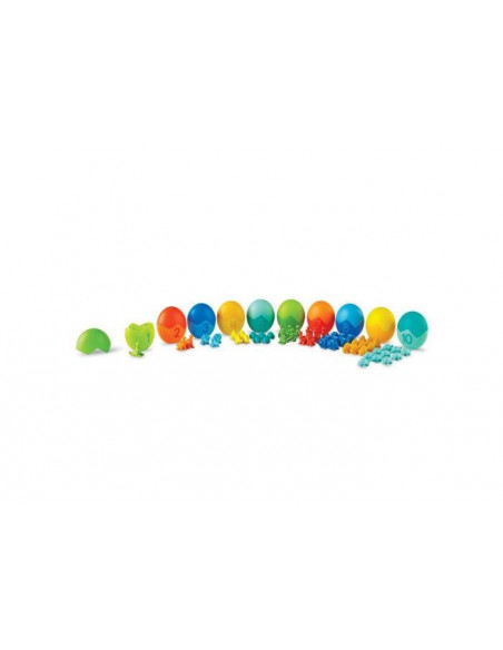 Set pentru sortat si numarat - Dinozauri colorati,LER1768