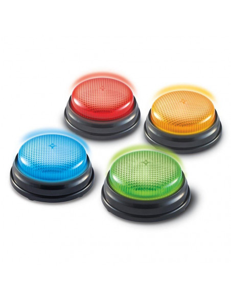 Sonerii cu lumini si sunete pentru raspuns - set 4 buc,LER3776