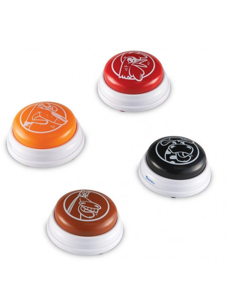 Sonerii pentru raspuns - animale - set 4 buc,LER3775