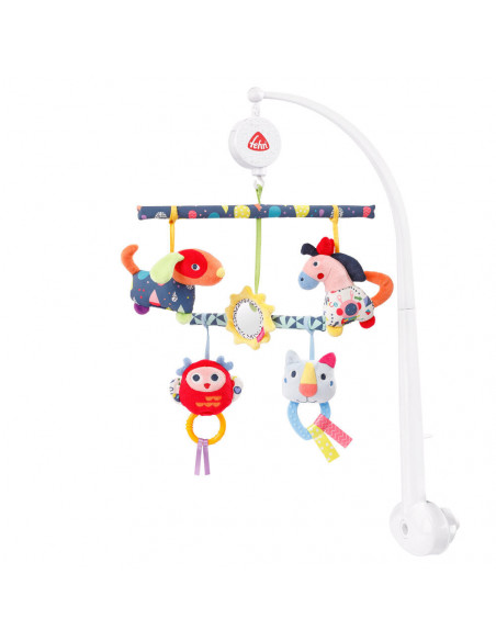 Carusel muzical mobil cu activitati - Prietenii culorilor,55214
